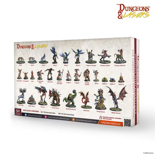Archon Studio Dungeons & Lasers Miniatures: WOODLAND DWELLERS