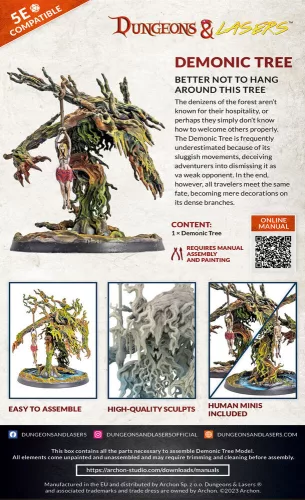 Archon Studio Dungeons & Lasers Miniatures: DEMONIC TREE