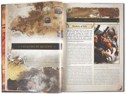 Archon Studio Dungeons & Lasers THE WORLD OF DEUSLAIR: BESTIARY BOOK (hardcover)