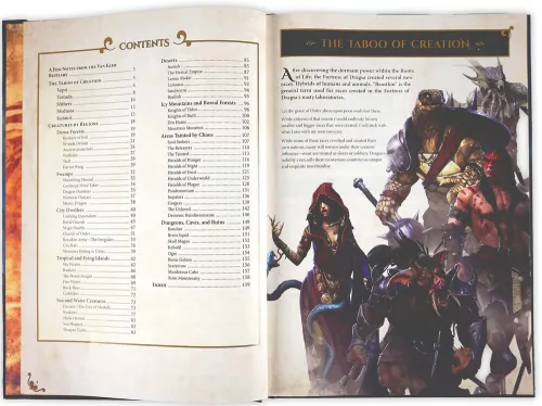 Archon Studio Dungeons & Lasers THE WORLD OF DEUSLAIR: BESTIARY BOOK (hardcover)