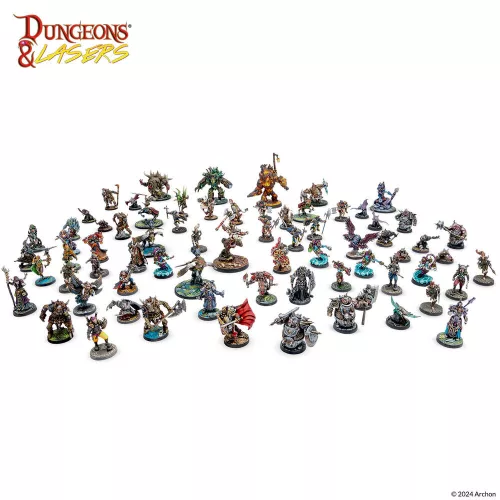 Archon Studio Dungeons & Lasers Miniatures: DEUSLAIR: CORE SET