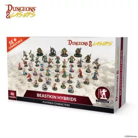   Archon Studio Dungeons & Lasers Miniatures: BEASTKIN HYBRIDS: PLAYABLE CHARACTERS