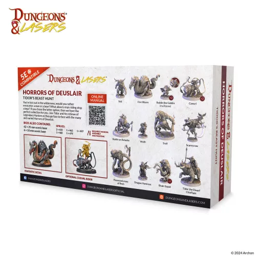 Archon Studio Dungeons & Lasers Miniatures: HORRORS OF DEUSLAIR