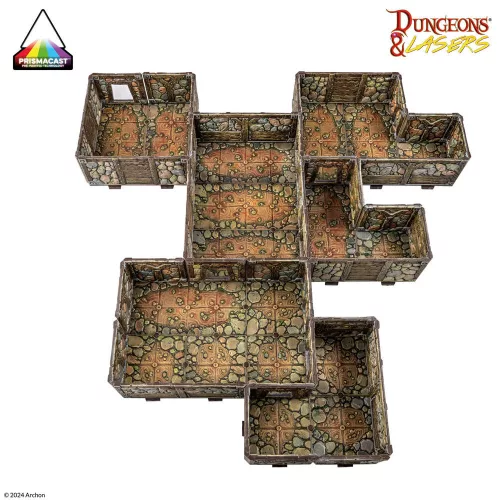 Archon Studio Dungeons & Lasers ABANDONED MINES: PRE-PAINTED
