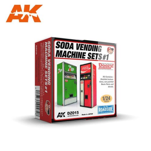 AK-Interactive - 1:24 Soda vending machine sets