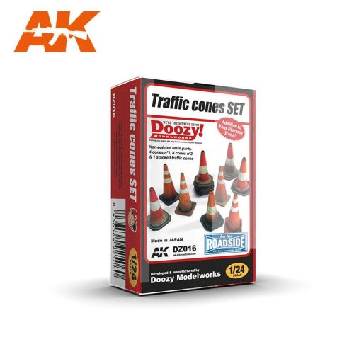 AK-Interactive - 1:24 Traffic cones set