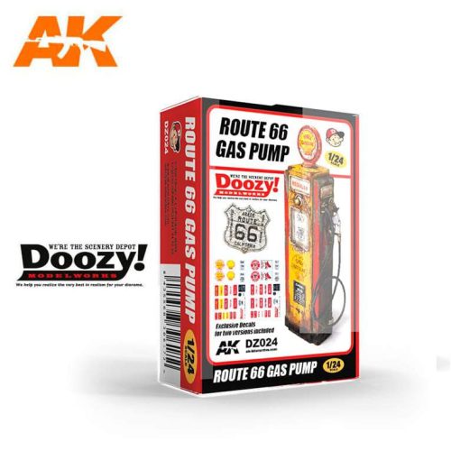 AK Interactive Doozy 1:24 Route 66 Gas Pump