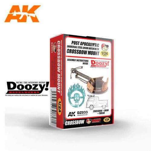 AK Interactive Doozy 1:24 Post Apocalyptic steel drum hatch with crossbow m