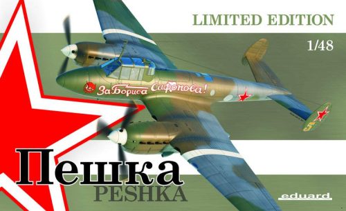 Eduard Limited edition 1:48 Petlyakov Pe-2 Peshka repülő makett