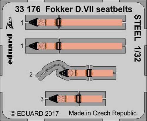 Eduard 1:32 Fokker D.VII seatbelts