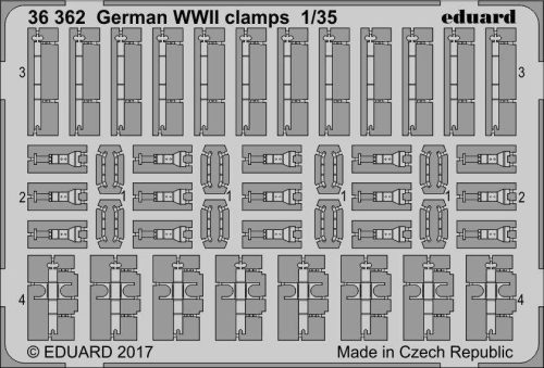 Eduard 1:35 German WW2 Clamps