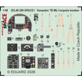 Eduard 1:48 Hampden TB Mk.I torpedo bomber SPACE for ICM