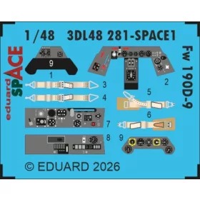 Eduard 1:48 Fw 190D-9 SPACE 1/48 for Miniart