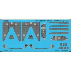 Eduard 1:48 PBY-5A wingtip floats SPACE for Eduard / Revell