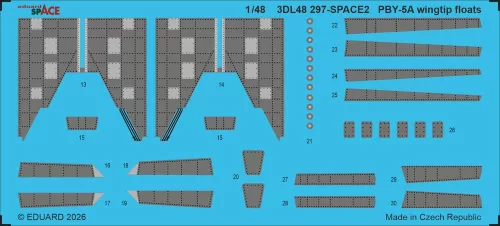 Eduard 1:48 PBY-5A wingtip floats SPACE for Eduard / Revell