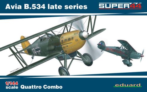 Eduard 1:144 Super44 Avia B.534 late series Quattro Combo