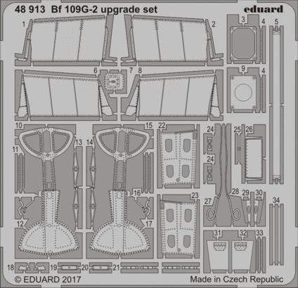 Eduard 1:48 Bf 109G-2 upgrade set