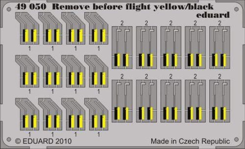 Eduard 1:48 Remove Before Flight - yellow/black