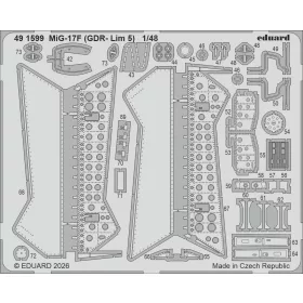 Eduard 1:48 MiG-17F (GDR - Lim 5) for Kinetic