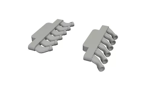 Eduard 1:48 Spitfire Mk.IXe LööKplus w/ rounded exhausts for Airfix