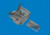 Eduard 1:48 F-16C wheel bays & legs standard PRINT for Tamiya