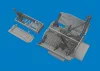 Eduard 1:48 F-16C wheel bays & legs standard PRINT for Tamiya