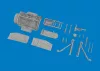 Eduard 1:48 F-16C wheel bays & legs standard PRINT for Tamiya