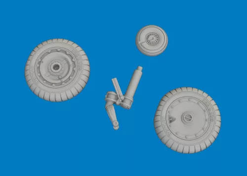 Eduard 1:48 Fw 190D-9 wheels for Miniart