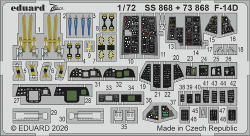 Eduard 1:72 F-14D for Tamiya