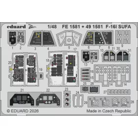 Eduard 1:48 F-16I SUFA for Great Wall Hobby