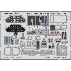 Eduard 1:48 MiG-17F for Kinetic