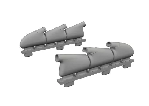 Eduard 1:72 Spitfire Mk.Vb w/ rounded exhausts for Eduard