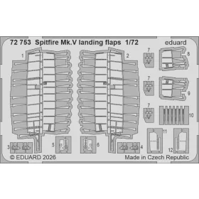 Eduard 1:72 Spitfire Mk.Vb w/ fishtail exhausts for Eduard