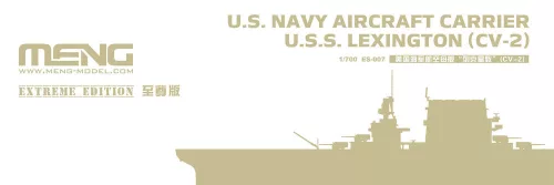 MENG-Model 1:700 U.S. Navy Aircraft Carrier U.S.S. Lexington (Cv-2) Extreme Edition