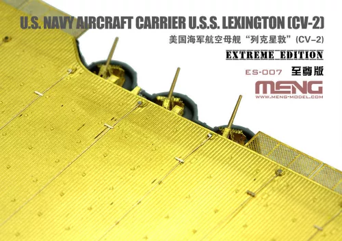 MENG-Model 1:700 U.S. Navy Aircraft Carrier U.S.S. Lexington (Cv-2) Extreme Edition