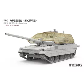   MENG-Model 1:35 ZTQ15 Light Tank w/Cage Armor (incl. 3D printed cage frame, PE grilles, camouflage decals)