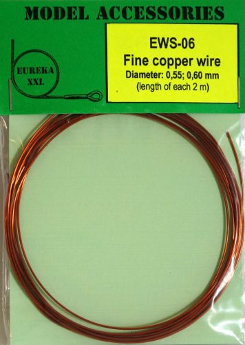 Fine copper wires 0.55 mm / 0.60 mm