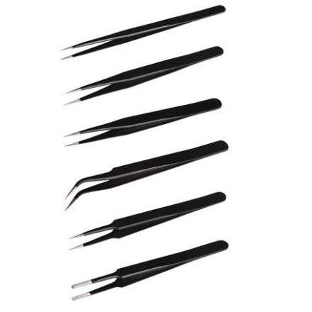 Fine Art Tweezer set 6 pcs (6 darabos csipesz szett)