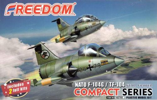 Freedom model kit Compact Series F104 and TF-104 star Fighter NATO 