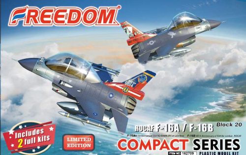 Freedom model kit Compact Series ROCAF F16A 21st Squadron at Luke Base and 