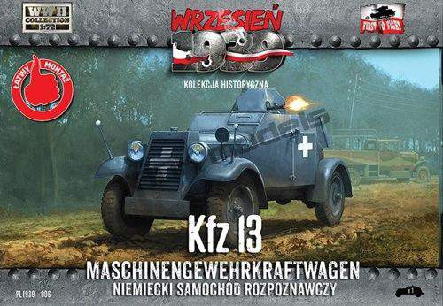 First to Fight - 1:72 Kfz.13 Maschinengewehrkraftwagen (simplified kit)