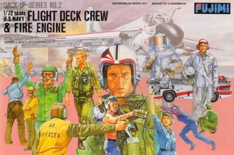 Fujimi 1:72 Flight Deck Crew (repülőgép hordozó személyzet) 