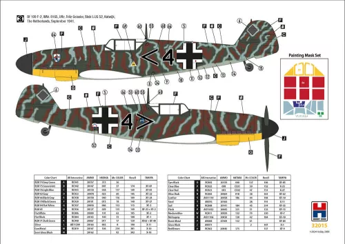 Hobby 2000 1:32 Bf 109 F-2 Western Front