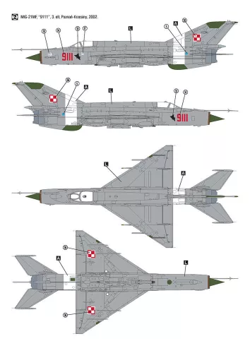 Hobby 2000 1:32 MiG-21MF Polish Air Force