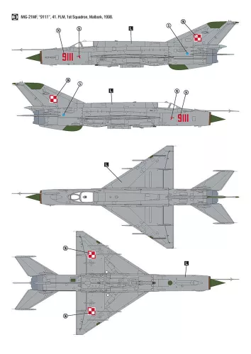 Hobby 2000 1:32 MiG-21MF Polish Air Force