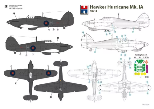 Hobby 2000 1:48 Hawker Hurricane Mk.IA