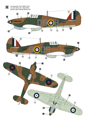 Hobby 2000 1:48 Hawker Hurricane Mk.IA Trop