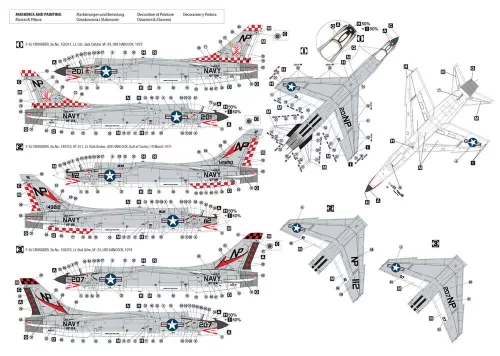 Hobby 2000 1:48 F-8J Crusader