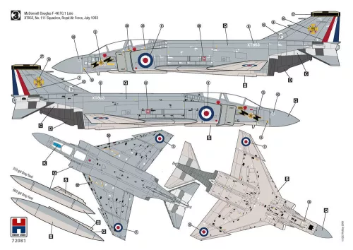 Hobby 2000 1:72 F-4K Phantom FG.1 Late vol.1