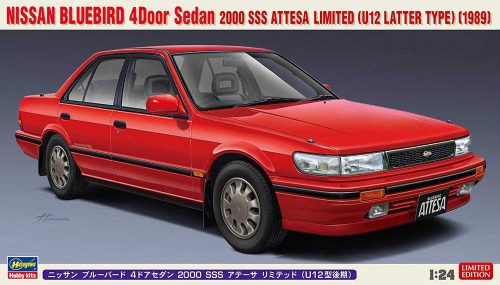 Hasegawa 1:24 Nissan Bluebird 4Door Sedan 2000 SSS Attesa Limited (U12 Latter Type) (1989)